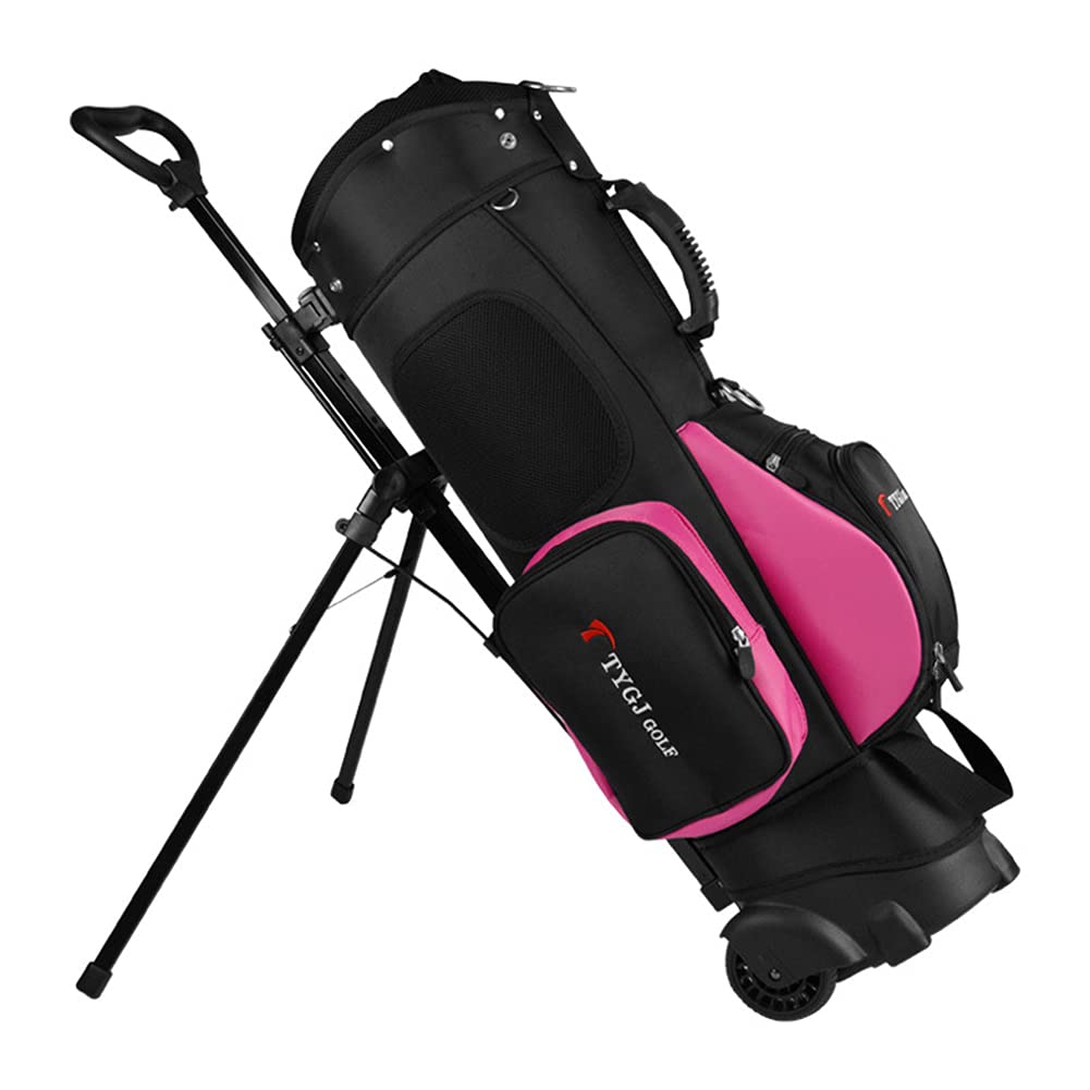 Amazon.com: ACXZ Golf Stand Carry Bag with Wheels, Golf Cart