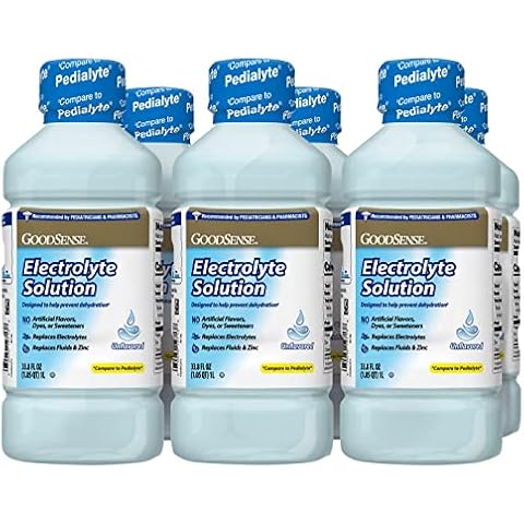 GoodSense Electrolyte Solution, Unflavored, 33.8 oz (Pack of 6) Cover