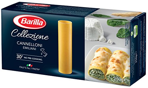 Barilla Hartweizen Pasta Collezione Cannelloni – 4er Pack (4 x 250g)