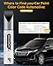 BIOOICH Touch Up Paint Pen Exact Color Match Car Chip and Scratch Repair (for Chevrolet, Black(GBA/WA8555))