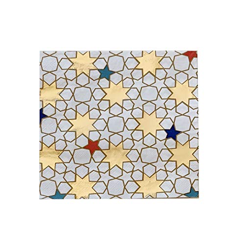 Party Camel Star Pattern Napkins, 20-Pack