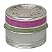 Msa Safety Sales - 815182 Organic Vapors, Sulfur Dioxide, Chlorine, Hydrogen Chloride, Chlorine Dioxide, Olive/Magenta