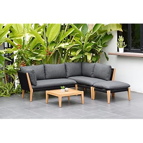 Amazonia Kentucky 5 Piece Patio Sectional Set Cover