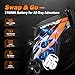 HAPPYRUN G300 Pro Electric Dirt Bike for Adults, 72V 30Ah Battery, 6500W Motor, 50 MPH Speed, 70 Mile Range, 350 Lbs Load Capacity, Hydraulic Brakes Black (Orange)
