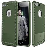 iPhone 7 Plus Case, [Shield] [Flash Diffuser] [Scratch Resist] [Carbon Fiber] Texture TPU Case Cover for Apple iPhone 7 Plus - Olive Drab Green