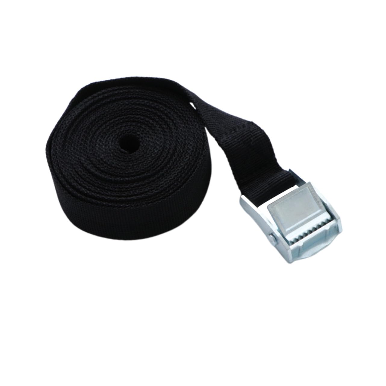 Correas de equipaje de nailon ajustables de 25 mm x 3 m con hebilla de leva metálica 8