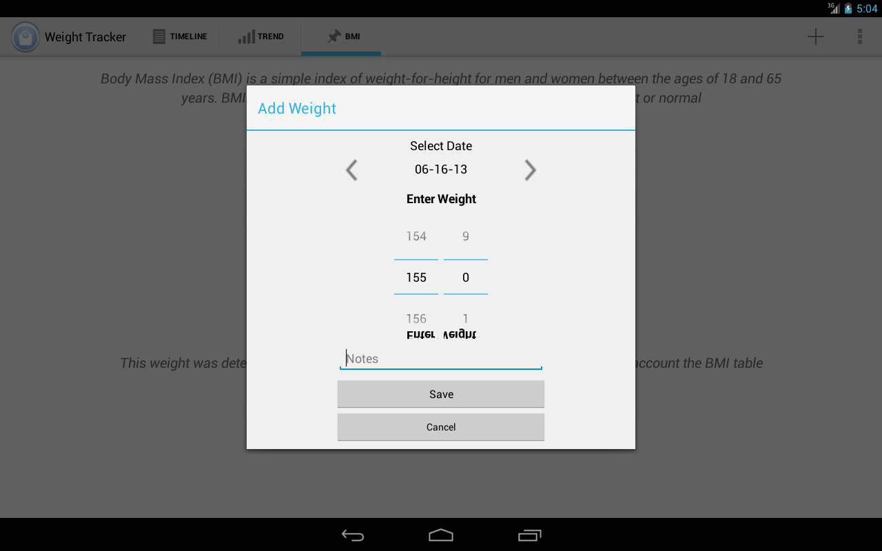 Weight Tracker - App on Amazon Appstore