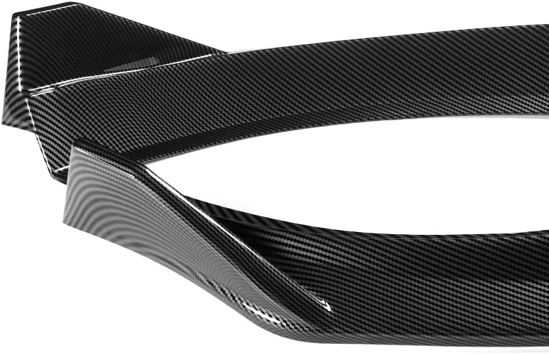Front Bumper Spoiler Lip NS-Style 3PCS ABS Fit for 2023-2026 Nissan Z 400Z, Car Mods Exterior Accessories Replacement Part Assembly, Air Chin Body Kit Splitter, 2024 2025 (Carbon Look)