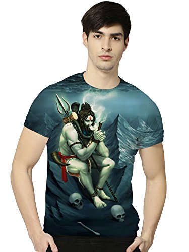 Image of Shiva, Krishna, Hanuman, Kali, Ram and Ravana, Ramayan, Bagavath Githa, Buddha Religious, Spiritual, Hindu Gods T-Shirts