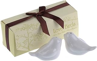 20 Sets (40 pcs) Wedding Favor Love Bird Salt and Pepper Shaker Set Party Gift with Package Box