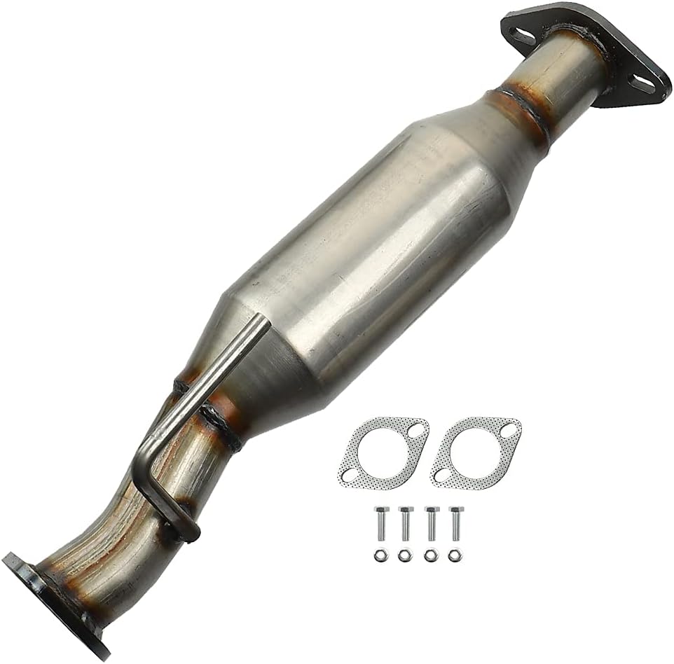 MAYASAF Catalytic Converter Exhaust Pipe for Chevy Traverse 07-17 2009-17 GMC Acadia 08-17 Buick Enclave 07-10 Saturn Outlook 3.6L Models Rear Side