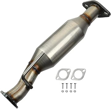 Catalytic Converter Exhaust Pipe for Chevy Traverse 07-17 2009-17 GMC Acadia 08-17 Buick Enclave 07-10 Saturn Outlook 3.6L Models Rear Side