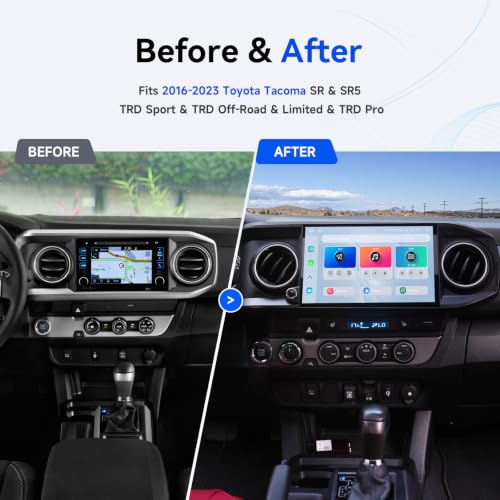 Dasaita 11.6" Head Unit for Toyota Tacoma 2016-2023, Snapdragon 665 Stereo - image 3