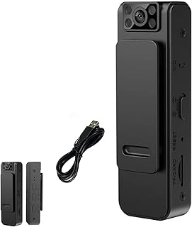 2023 New HD 1080P Noise Reduction Camera, 180° Rotatable Lens HD 1080P Convenient Back Clip Night Vision Recorder,Portable Wearable Video Recorder