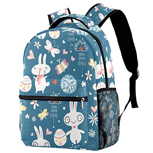 Sac à bandoulière Lapins de Pâques mixte pour enfants et ados style décontracté