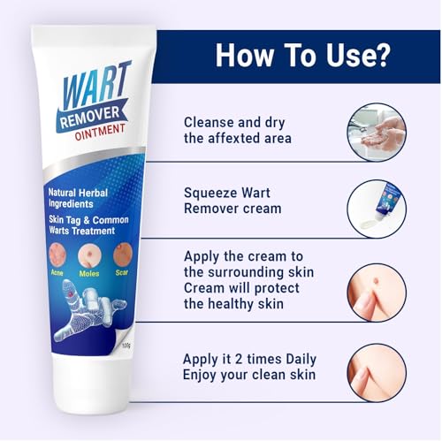 Image of Wart Remover Ointment, Wart Remover Cream For Wart Removal | Massa Remover Ointment For Skin | Skin Tag Remover Cream (wart remover cream)(100Gm)