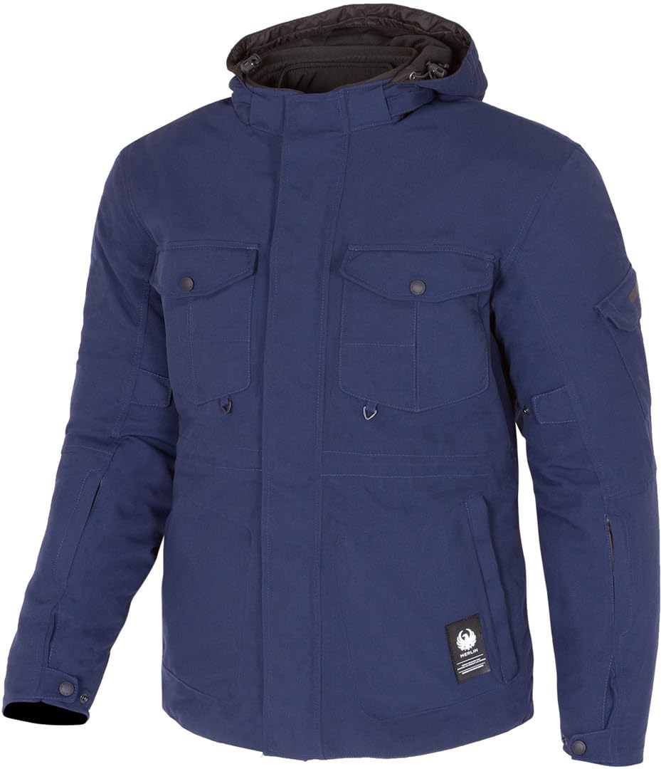 Merlin Jagger Urban Utility D3O Kurtka tekstylna motocyklowa, ciemnoniebieski, 3XL