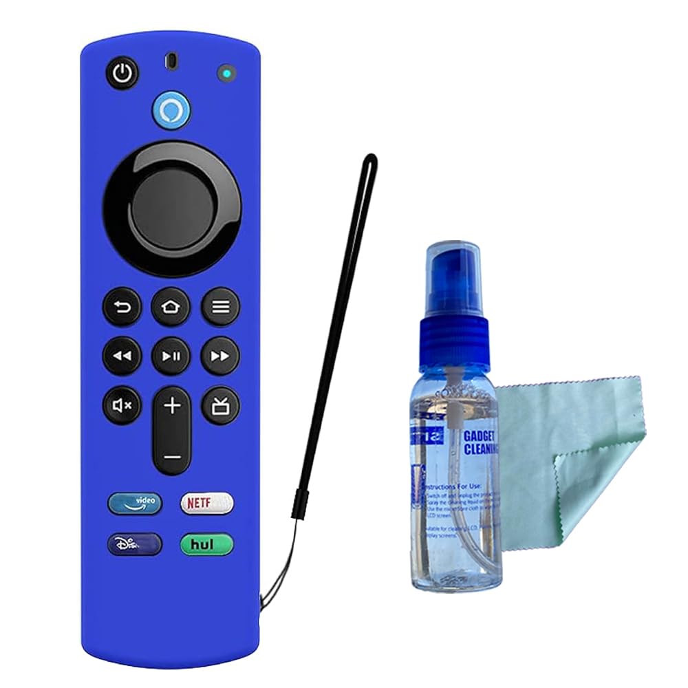 Smashtronics - Case for Firetv Remote, Fire Stick Remote Cover, Silicone Cover for TV Firestick Remote (3rd GEN Blue) (B09HK9KPT5) Amazon Price History, Amazon Price Tracker