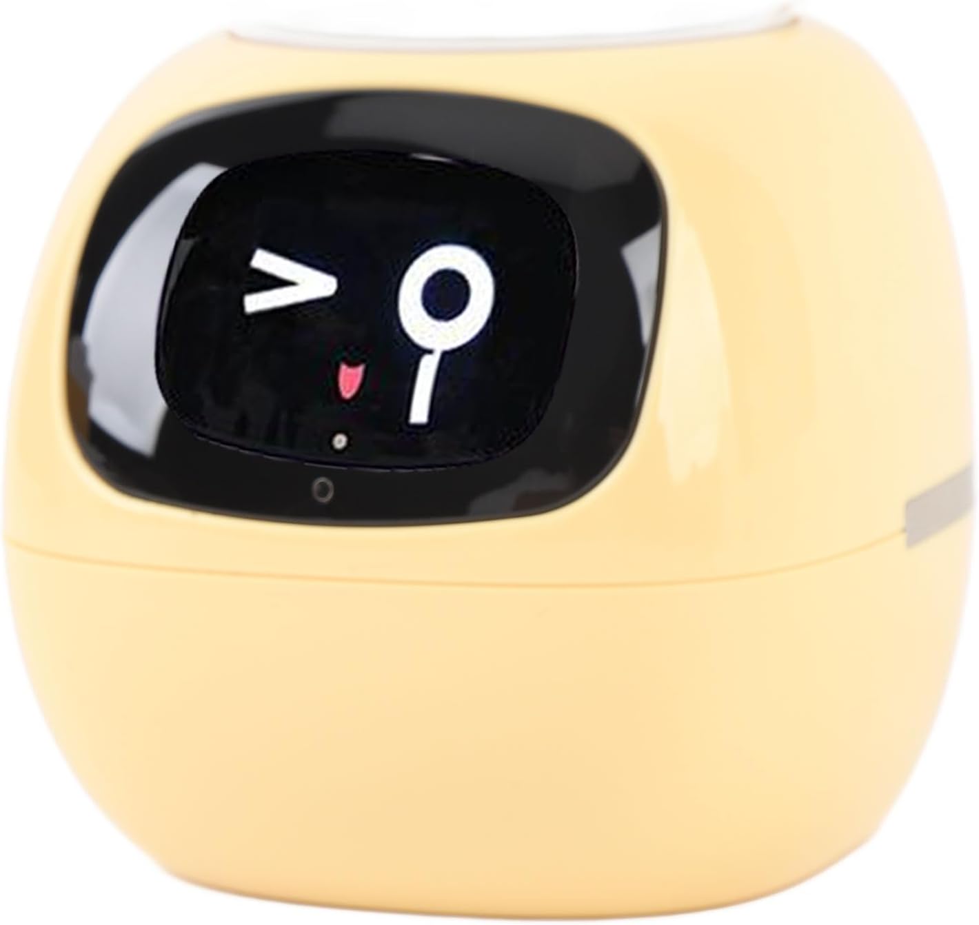 Intelligent Flowerpots, Smart Flowerpot, Ai Planter with Continuous Water Monitoring, Touch Induction Tech & Energy Saving Mode, Ideal for Personalized Plant Care (Yellow English Version)