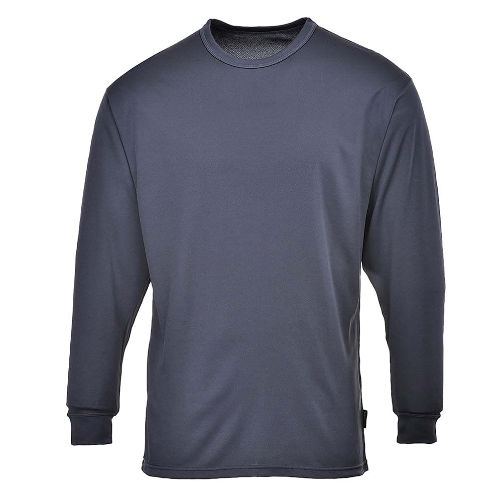 Portwest Thermal Baselayer Top, Size: XXL, Colour: Charcoal, B133CHAXXL
