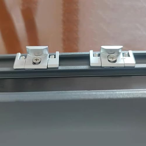 Miniatura 5 de 4 cerraduras de ventana, cerraduras de ventana deslizantes ajustables, dispositivo de control de apertura de ventana, bloqueo de límite de ventana