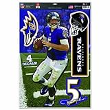 Wincraft NFL Baltimore Ravens Joe Flacco Multi-usages Planche de décoration, 27,9 x 43,2 cm, Team Couleur