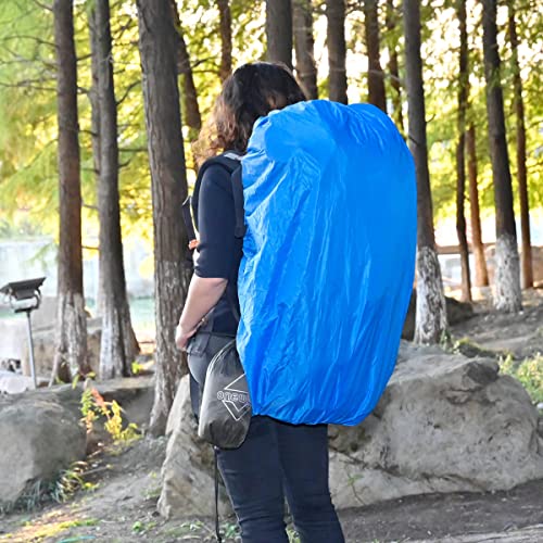 onewind Backpack Cover Rainproof Gear Sling Hammock, Blue, M,50-70L - Thumbnail 3