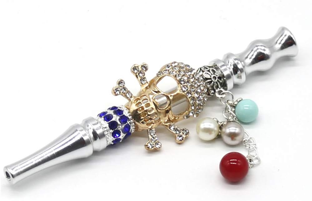 Hookah Set with Everything Colorful Rhinestone Beaded Holder Alloy Hookah Mouth Diamond Arabic Shisha Filter Hookah Accessories Tips