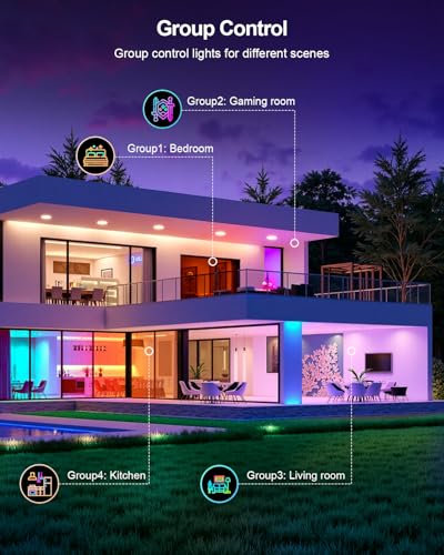 DUSKTEC Smart Recessed Lighting 6 Inch - Image 4
