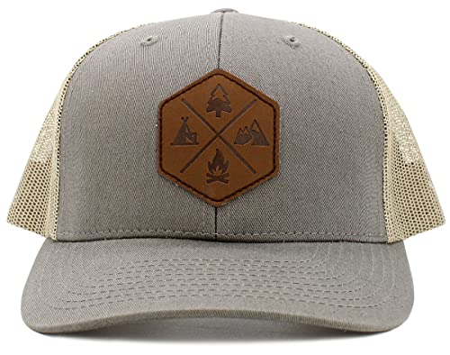 Image of KBETHOS Men's Women's Explore The Outdoors Mountains Scenery Unisex Trucker Baseball Cap