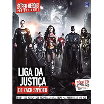 Capa do livro Superpôster Mundo dos Super-Heróis - Liga da Justiça: Zack Snyder Cut