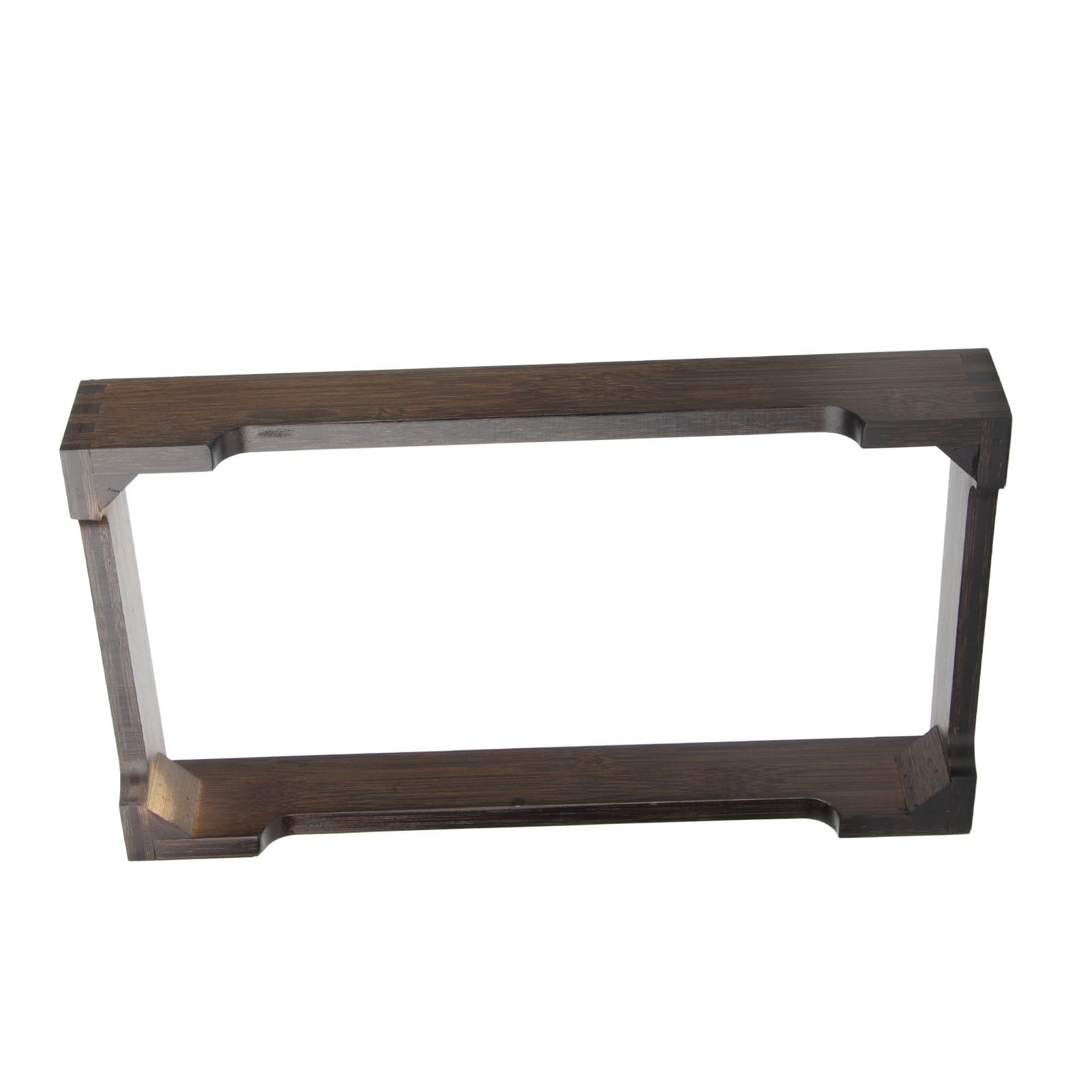 Supporto In Legno Di Bambù Per Piano A Induzione - Base Portante A Tenone E Mortasa, 40x23x5,8 Cm, Angoli Arrotondati, Ecologico