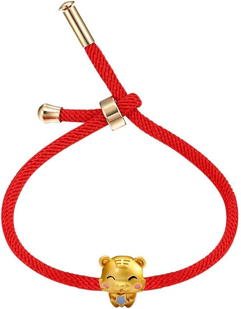 Vanski Chinese 12 Zodiac Animal Charm Bracelet for Women Adjustable Red Rope Bracelet Good Luck Symbol Jewelry, 9", Metal, not-get - Image 3