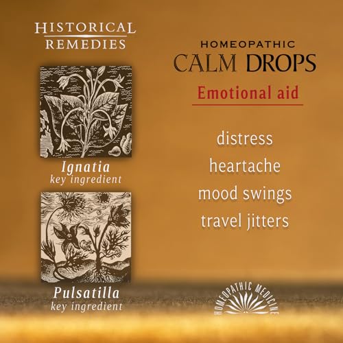 Calm Drops Homeopathic Lozenges (1 Pack)| Natural Care for Emotional Stress Relief, Vegan & Gluten-Free Organic Vanilla Flavor Drops to Promote Relaxation and a Sense of Calm - Image 5