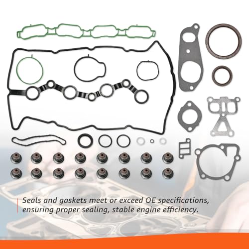 Image of Head Gasket Set with Bolts fit for 2015-2020 Hyundai Kia Sonata Tucson Optima Sportage Sorento Santa Fe Sport 2.4L L4 DOHC 22311-2GGB0 22441-2GGA0 ES72465