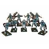 Tudor Games 67-82-D 67 Big Men Munich Moon Sharks-Home Jerseys 11 Electric Football Players, Multico