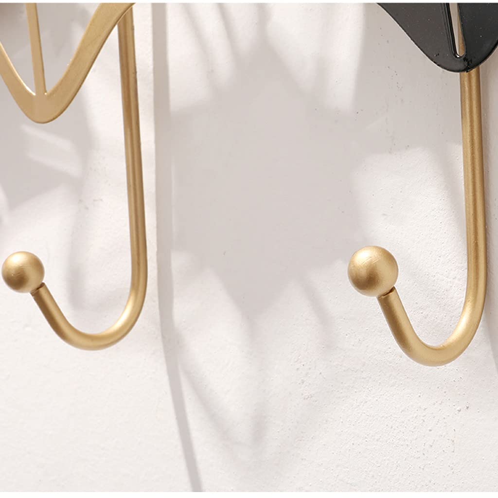 Wieszak ścienny na ubrania Coat Hooks Nowoczesne Chiński Handmade Płaszcz naścienny Stojak Sypialnia Salon Korytarz Metalowa Dekoracja Wisiorek Korytarz Wejsznik Wejściowy Klucz Torba Półka Haczyk do