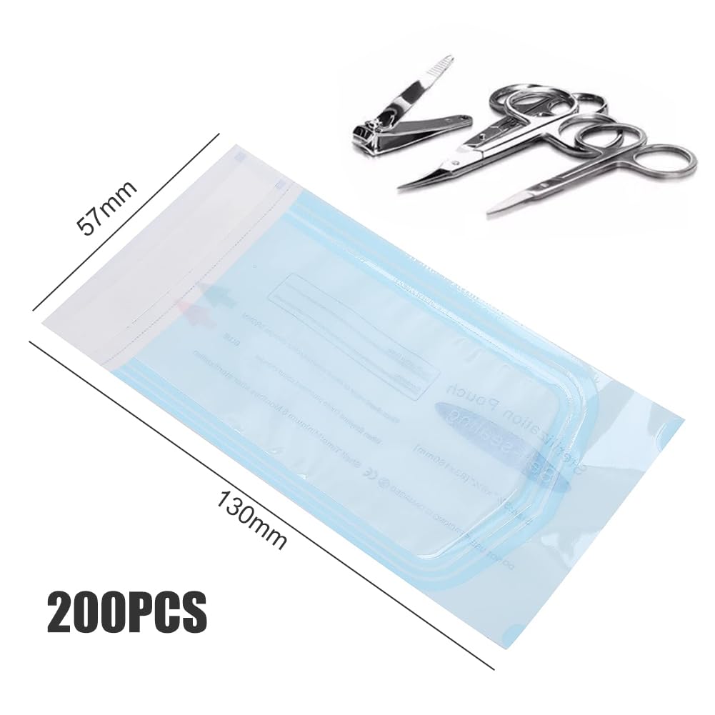 200 Sacchetti Buste Autosigillanti Per Sterilizzazione,57 * 130mm Buste - Foto 6
