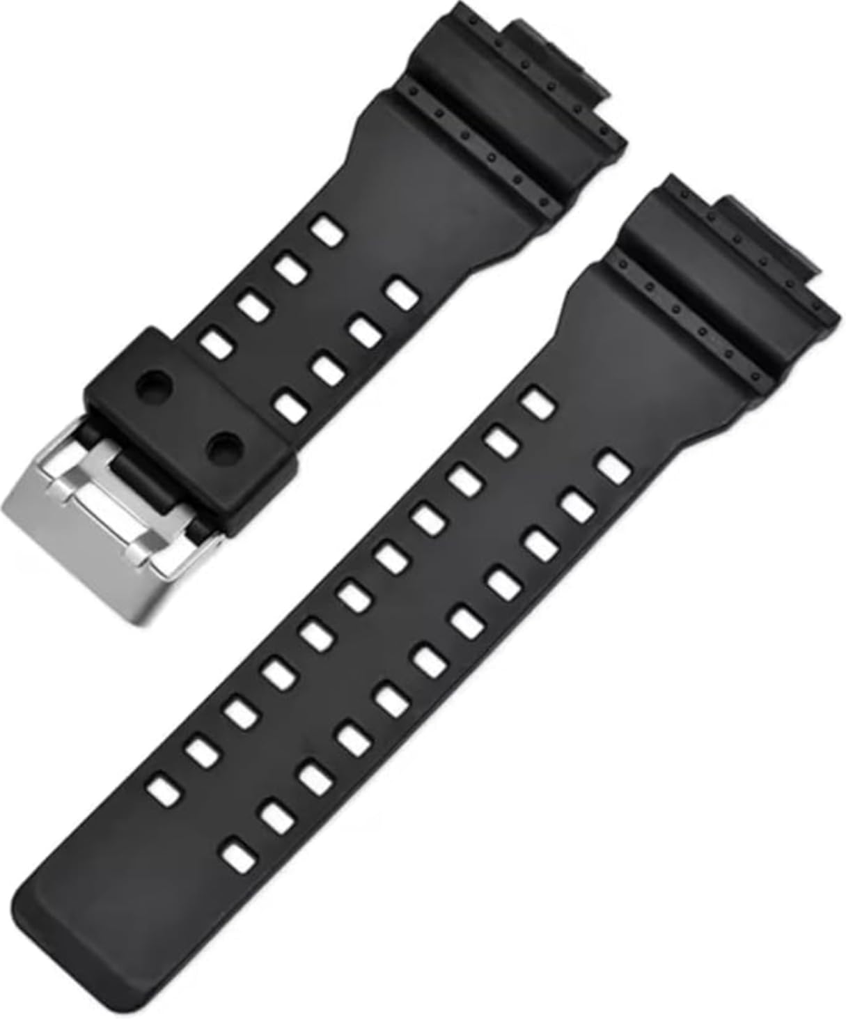 Panlouting Repuesto Correa de Reloj Resina 16mm compatible con Casio G-Shock GA-100/110/120/140/200/400/700 800, GD-100/110/120, G-8900, GLS-100.