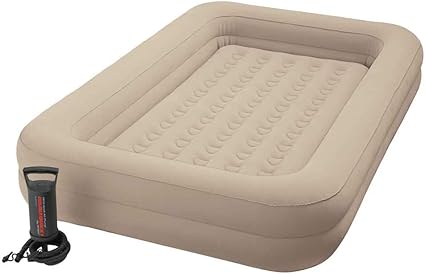 Intex Matelas Gonflable De Voyage Avec Pompe Couleur Mint Green Pour Enfant Amazon Fr Cuisine Et Maison