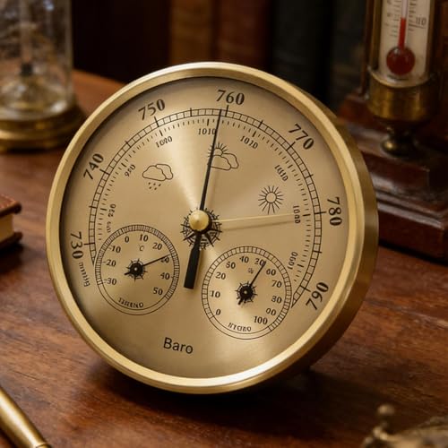 Baromètre météo numérique avec capteur humidité et température précis - 3