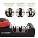 BladeAid Foldable, Sturdy Knife Sharpener for Kitchen, Chef, Paring, Knives. Professional Tool To Repair Sharpen Polish Blades. 3-Stage Manual Blade Sharpening Tool. Ergonomic Non-Slip Design.