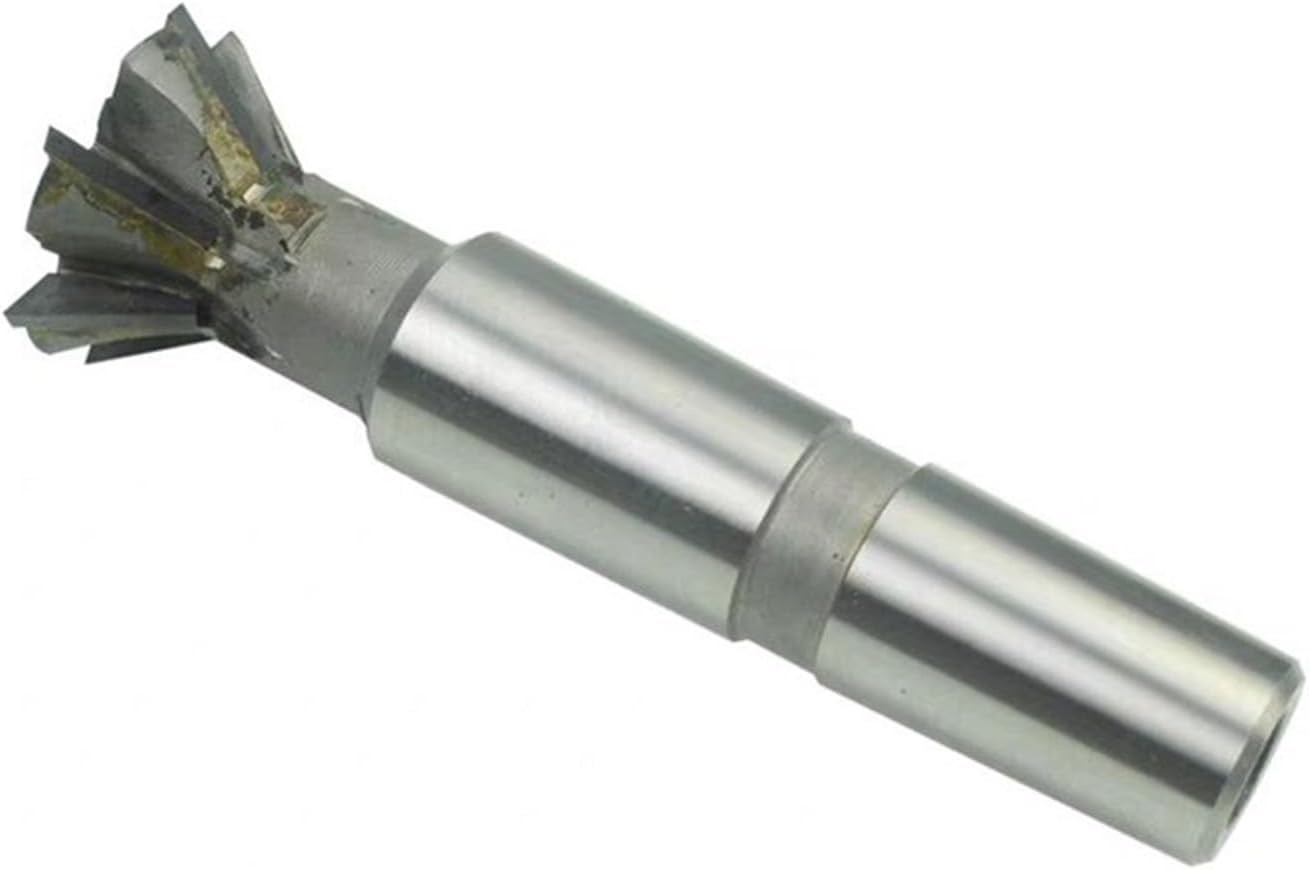 Outer Diameter 75mm 80mm 85mm 90mm 100mm 45 Degrees 55 Degrees 60 Degrees 4# Taper Shank Alloy Dovetail Slot Milling Cutter(OD 75mm,45 Degree)