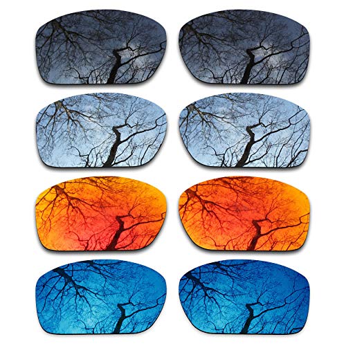 ToughAsNails Set of 4 Polarized Replacement Lenses for Oakley Scalpel Pack-BSFM4