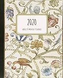 2020 Weekly & Monthly Planner: January through December Dated vintage Floral Cover (Planners And Calendars)