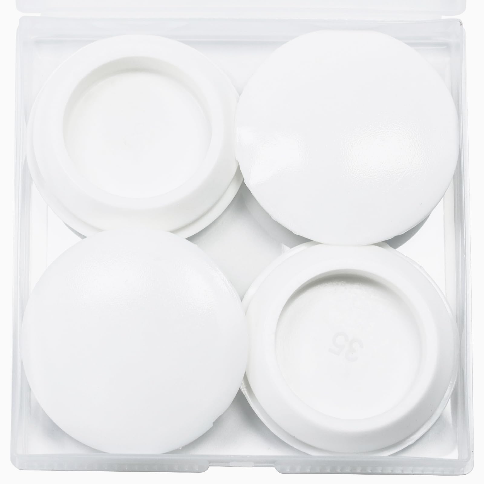 4 Pcs 35 mm Silicone Rubber Plugs for 35-38 mm (1-3/8"-1-1/2") Round Holes