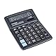 Tischrechner DONAU TECH/K-DT4121-01 12-Stellig Wurzelfunktion/ 199x153x31mm/ Farbe: Schwarz/Rechner mit 10-stelliger Anzeige/Dual-Power Solar - Batteriebetrieb/Kompaktes Design/ 5 Jahre Garantie