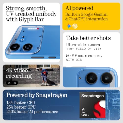 Image of Nothing Phone (4b), Blue (8GB, 128GB)