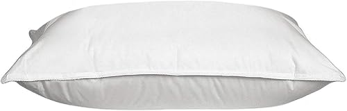 Super Loft - Almohada de cama ligera y alternativa al plumón, relleno de silicona y resortes de bolsillo, funda 100% algodón, densidad firme, sin