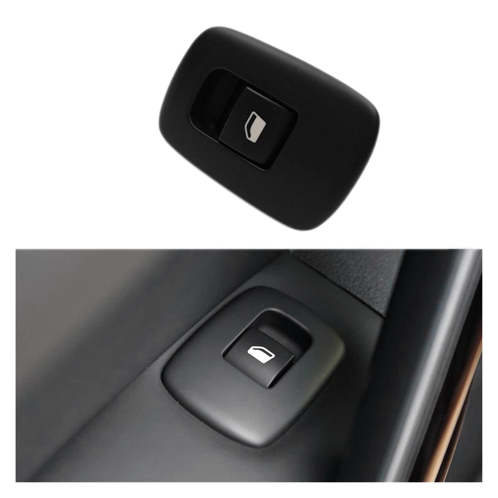 Interrupteur Lève-vitre électrique Arrière Gauche Pour Peugeot 508 Et Citroën C5 - Bouton De Commande De Vitre, Couleur Noire